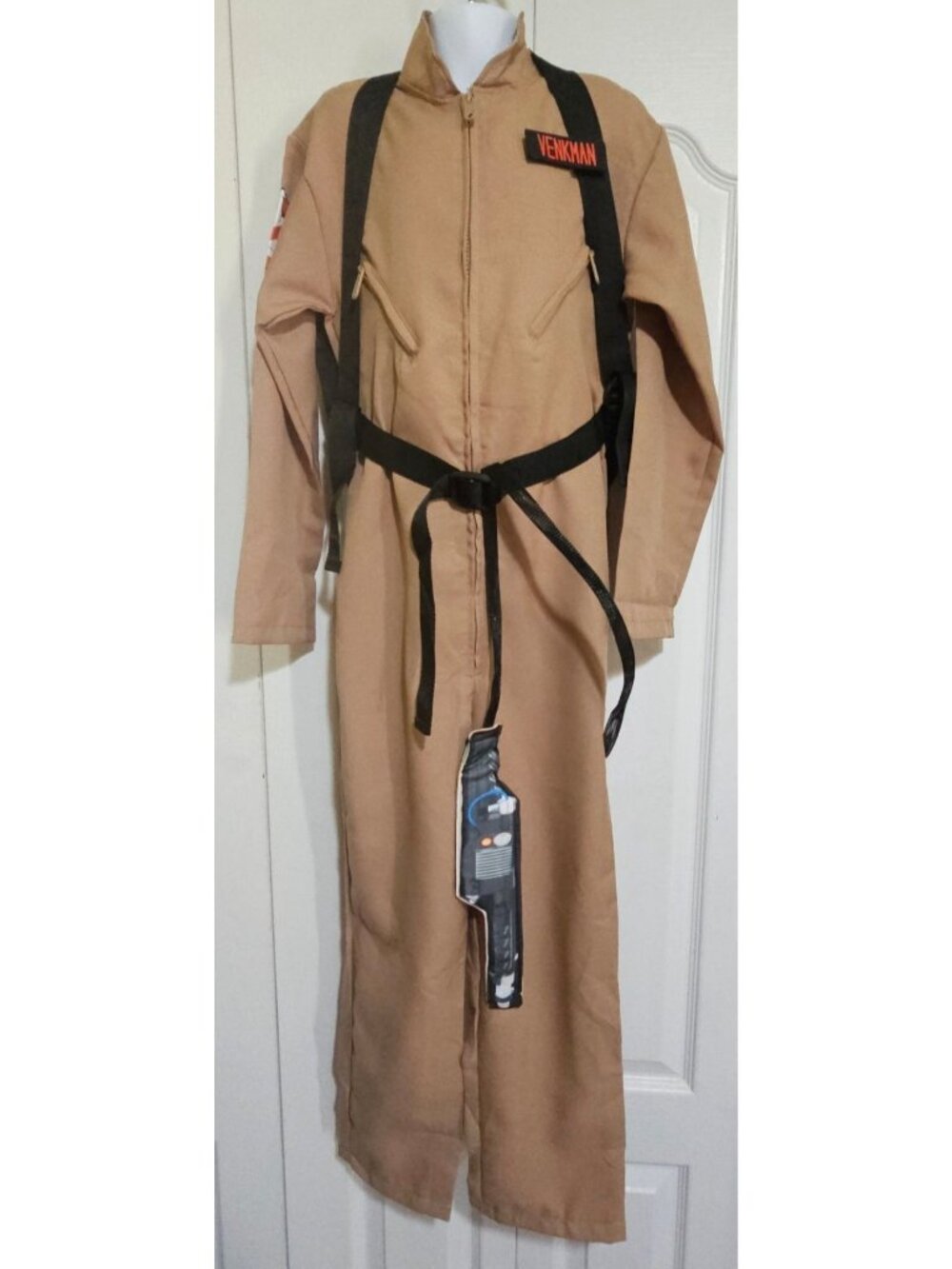 Ghostbusters Venkman Costume Kids 7-8 Proton Pack Backpack Wand Amscan Halloween